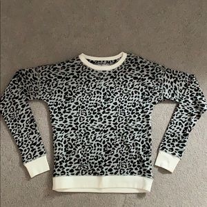 NWOT ZYIA leopard sweatshirt.